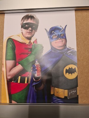 Del und Rodney Batman und Robin von Sophie Edwards Druck