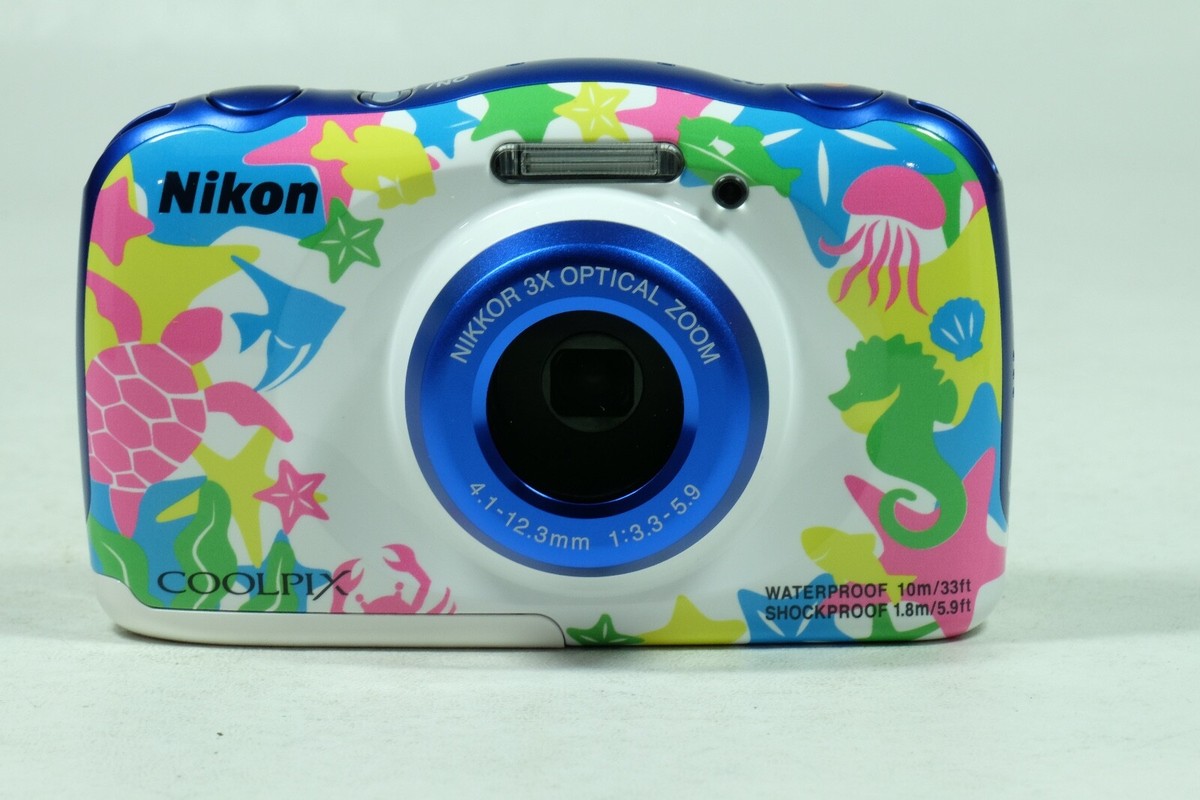 Nikon COOLPIX W100 13.2 MP Digital Camera - White 18208265152| eBay