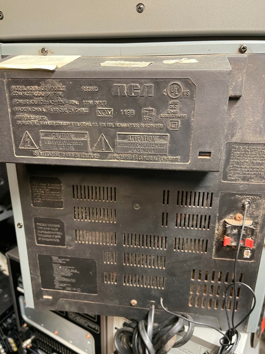 RCA RS2663 CD Audio System **For Parts Only/Not Working** | eBay