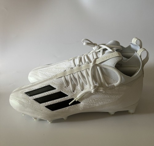adidas ADIZERO Men’s 13.5 PRIMEKNIT RFS Football Cleats White/Black HP8860 NEW - Picture 3 of 8