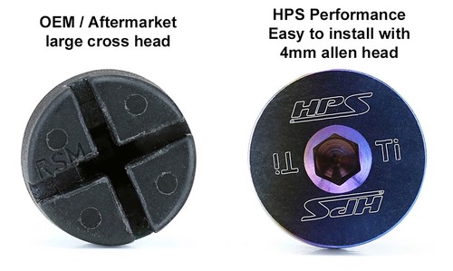 HPS Titanium Coolant Bleed Screw for BMW 3 Series E91 328i Touring (N52N) - Picture 3 of 6