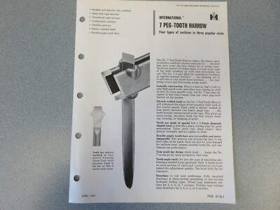 International 7 Peg-Tooth Harrow 2 Page