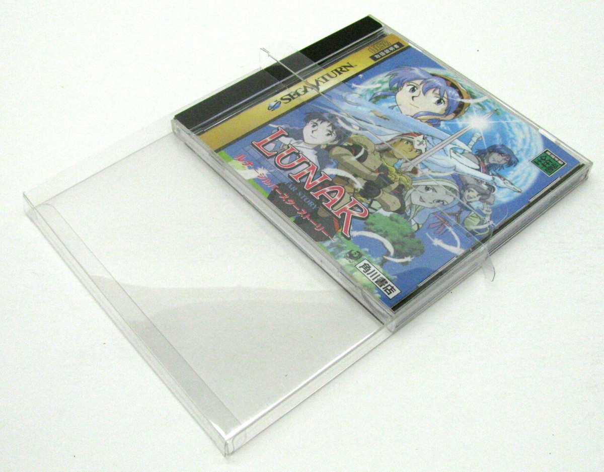 ☆空箱含む☆SEGASATURN ケースまとめ売り 10x SEGA SATURN JAPAN STANDARD CD GAME CASE -CLEAR PLASTIC