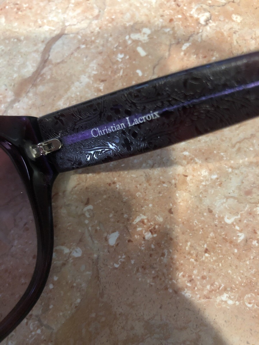 CHRISTIAN LACROUX LUNETTE S BROWN SUNGLASSES CL5038 | eBay display picture 3