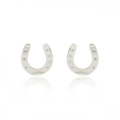 Sterling Silber Glück Hufeisen Ohrstecker Andralok Ohrstecker / Geschenkbox