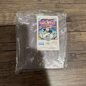 Monopoly  Nintendo NES BOX Set CIB manual And Poster TESTED