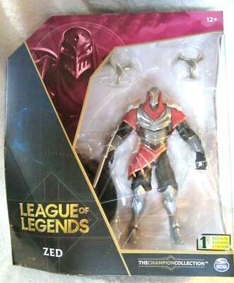League of Legends ~ ''Zed'' ~ The Champion Collection ~ 1st Ed. ~ 6'' NEW**