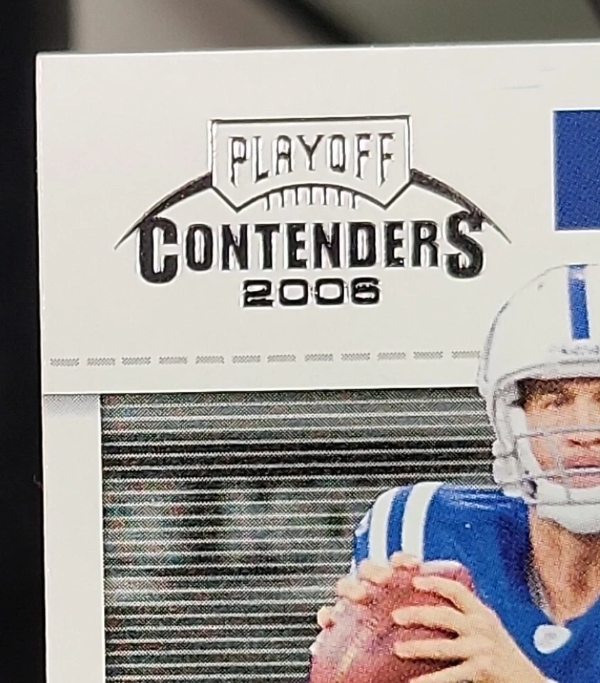 2006 Playoff Contenders #43 Peyton Manning Colts - Image 3 of 4