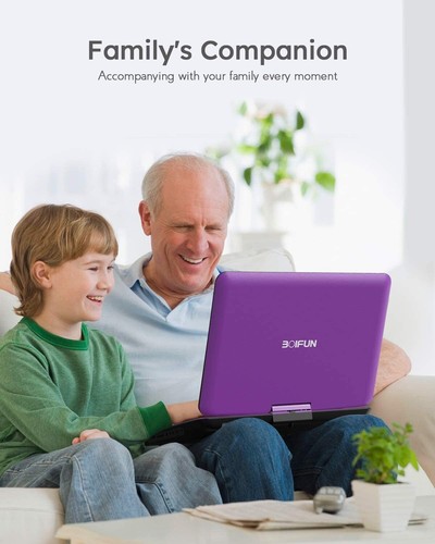 BOIFUN 17.5" Portable DVD Player with Swivel Screen Region Free Remote Control - Picture 9 of 9