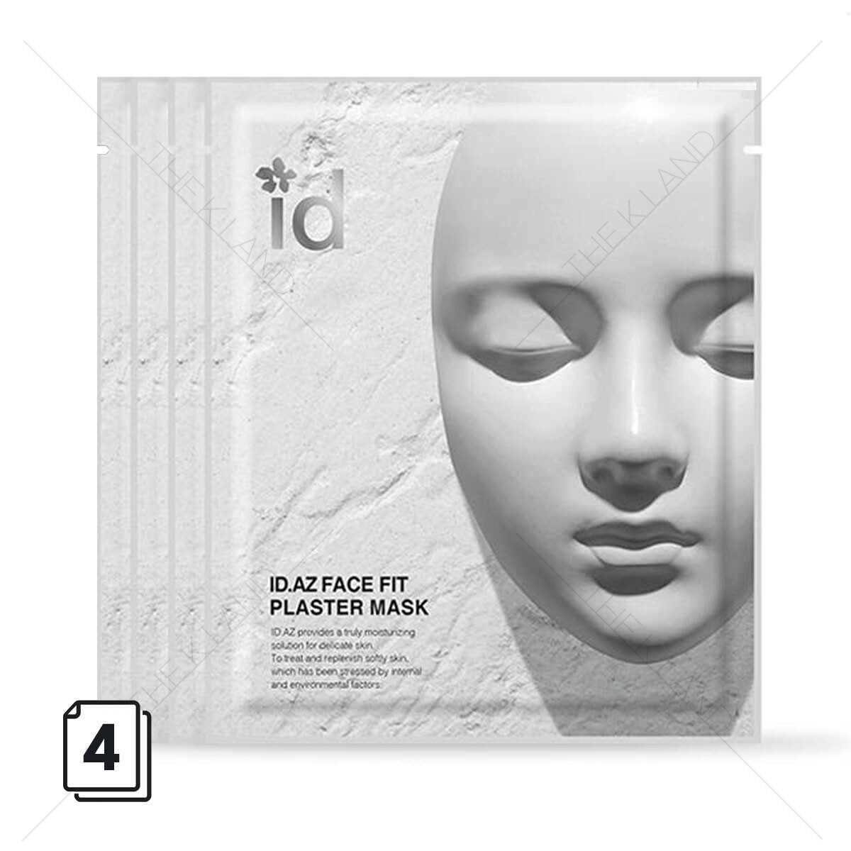 ID.AZ Face Fit Plaster Mask 20g x 4ea Home-Care Sheet Pack