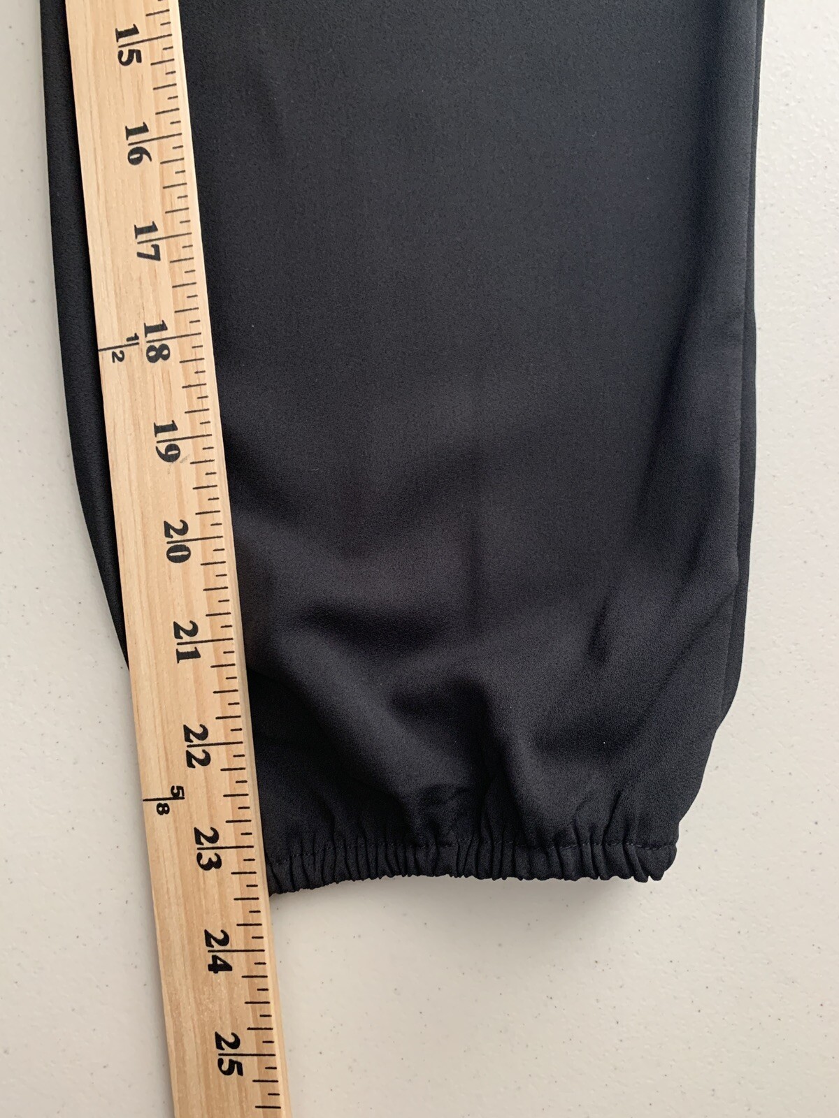 LOGO by Lori Goldstein Solid Black Button Up Blou… - image 6