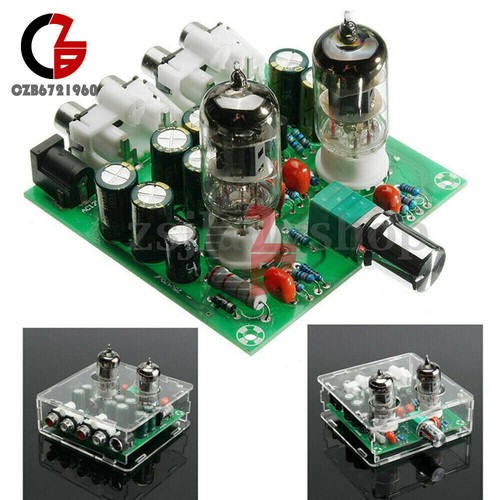 6J1 AC12V Valve Pre-amp Tube PreAmplifier Board Headphone Amplifier Acrylic Case - Picture 37 of 54
