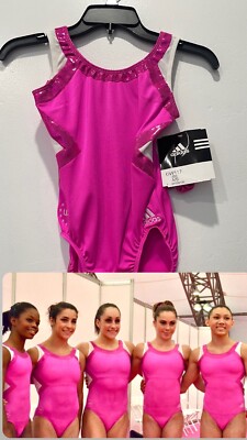 Adidas GK LONDON 2012 USA OLYMPIC TEAM Gymnastics Training Leotard
