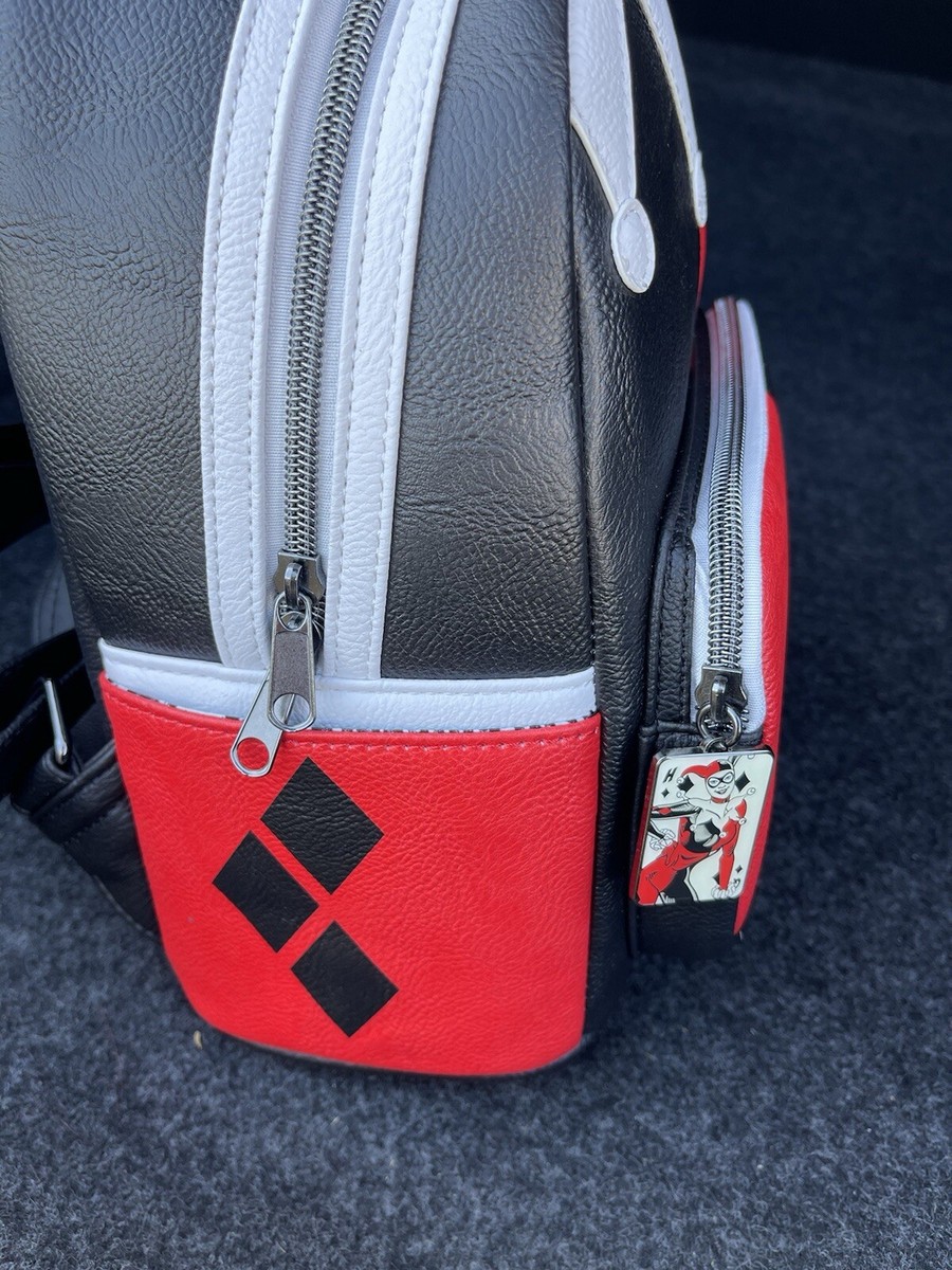 Loungefly DC Harley Quinn Mini Backpack GameStop Exclusive  display picture 1