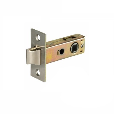 Door Tubular Latch Internal Bolt Facility Sprung Catch Flat Forked 30-45mm