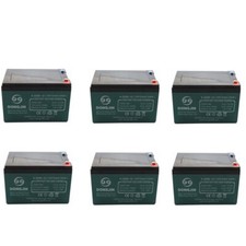 6x 12V 12Ah SLA 6-DZM-12 Battery for ATV Quad Go Kart Golf Cart Buggy Motorcycle