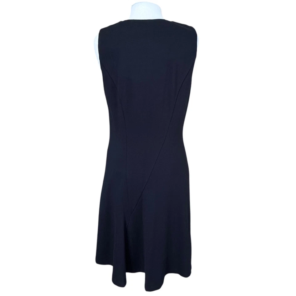 Vestido Cabi Ponte Performance Fit & Flare negro grande para mujer Foto 2 de 4