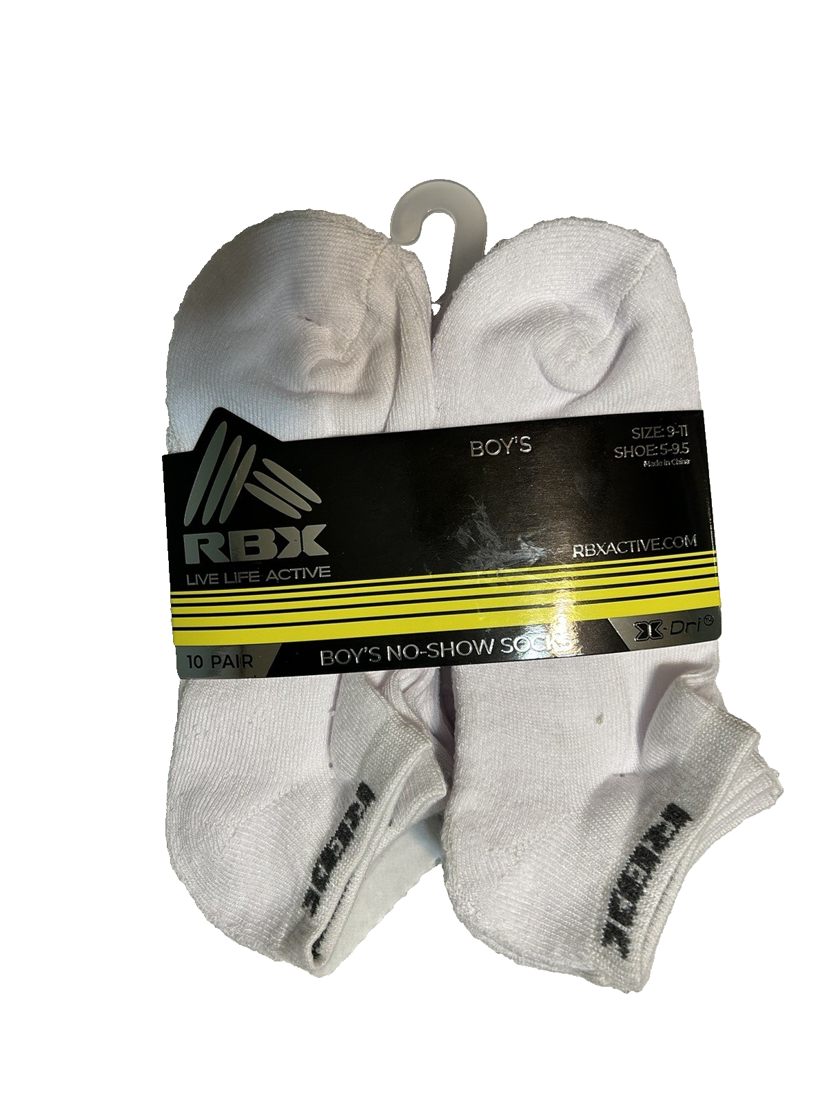 SAOLA Calze nuove RBX ragazzo no show 10 paia taglia 9 11 comfort supporto suola ammortizzata