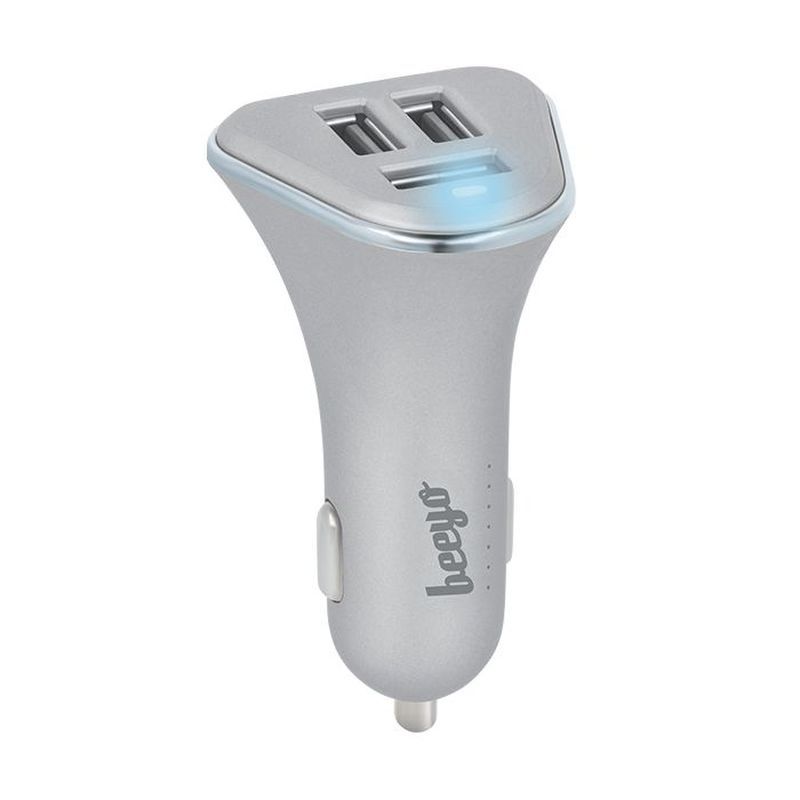 Chargeur voiture Lenovo tri-port 5A recharge rapide pour smartphone et tablette