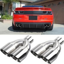 For 2010-2015 Chevrolet Camaro Ss Dual Exhaust Tip 2.5 Inlet 3.5 Outlet 9.5 L