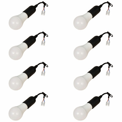 E27 Lampenfassung mit LED Lampe 15W Baufassung Lampenhalter Baustellenfassung