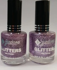 JORDANA GLITTERS NAIL POLISH  #02 CELEBRATION (PACK OF 2)