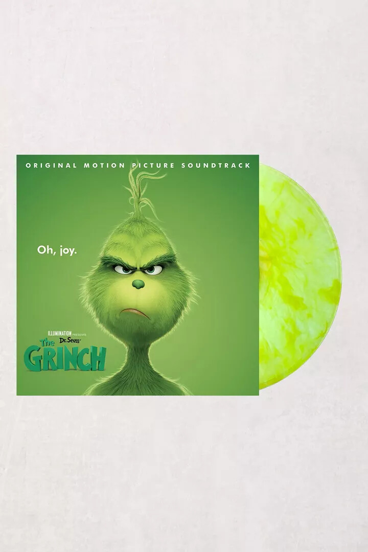 Dr. Seuss The Grinch Soundtrack Limited LP Splatter Vinyl Record Album EUC