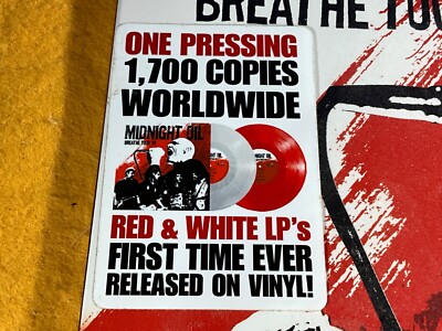 R5-96 MIDNIGHT OIL Breathe Tour '97 - SEALED - DOUBLE LP - COLORED