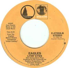 Johnny Lee / Eagles Lookin For Love / Lyin Eyes Vinyl Single 7inch Full Moo
