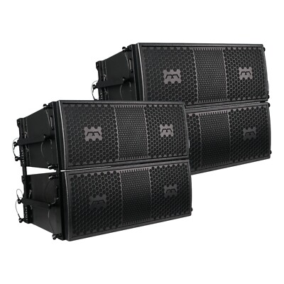 Sound Town 2 Pairs 2x8'' Speakers, Italian Drivers, Bi-Amp(FILA-208-2PAIRS)