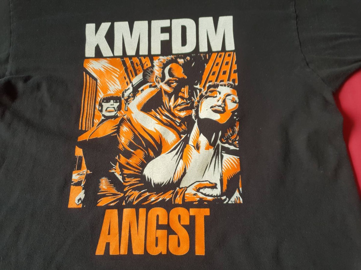 RARE VIntage 90s KMFDM ANGST T shiirt XL | eBay