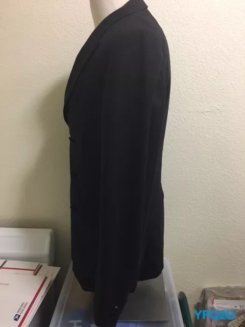 Black Comme Des Garçons single-breasted wool blazer