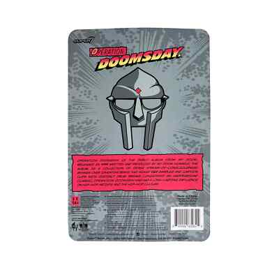 Super7 MF DOOM Operation: Doomsday フィギュア MF Doom x Super7 - Operation: DOOMSDAY Reaction Figure NEW