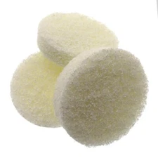 Quality 4 Inch 100mm Bathroom Home Cleaning Brush Nylon Powered Scrub Pad White