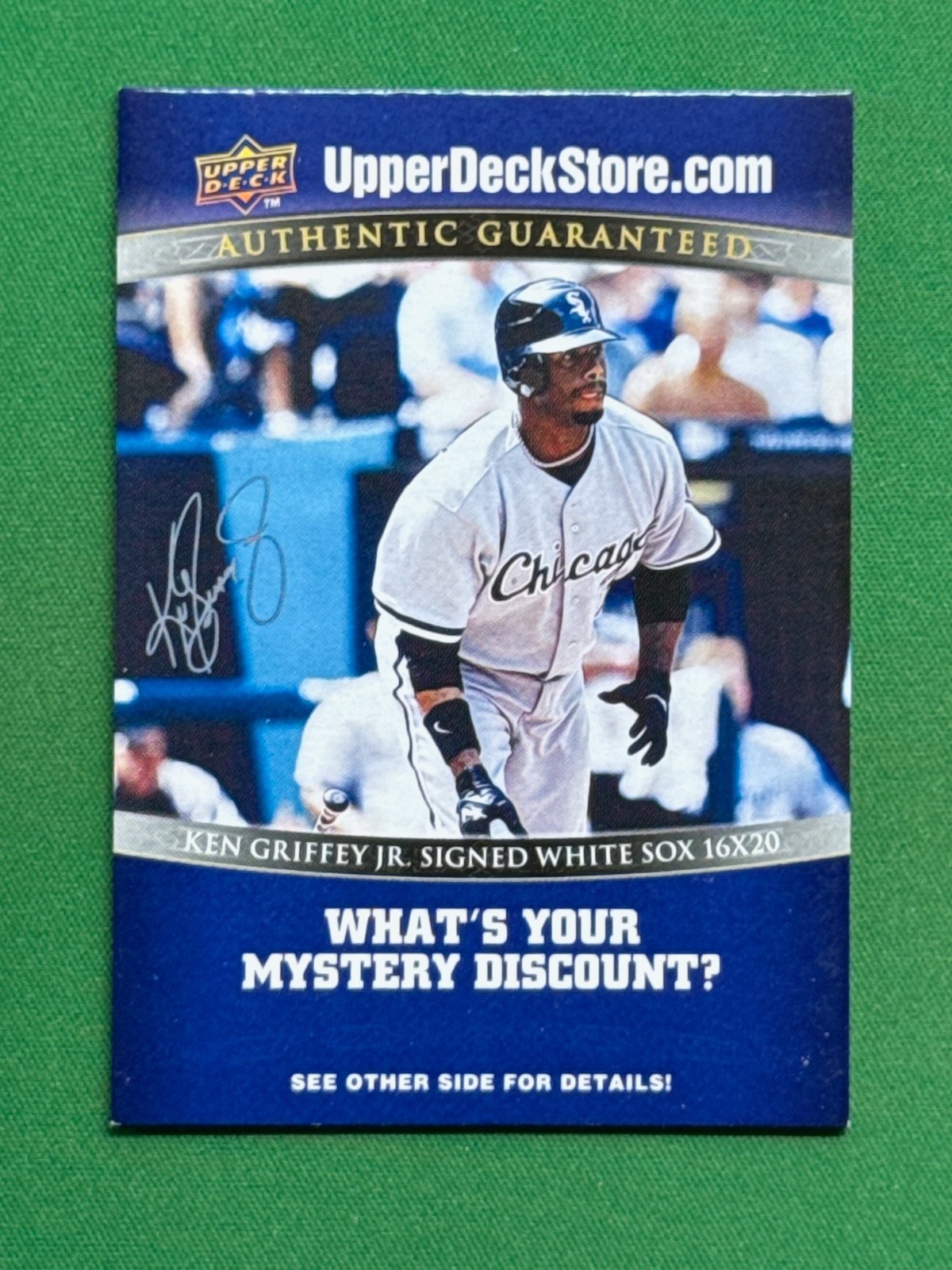 2009 Upper Deck UpperDeckStore.com Savings White Sox 16x20 #NNO Ken Griffey Jr