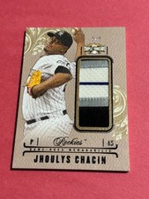 2014 Topps Triple Threads - Unity Jumbo Relics Jhoulys Chacin #UJR-JCH Gold 5/9 