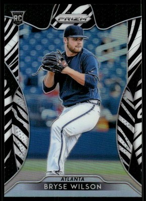 2019 Panini Prizm Prizms Zebra Stripes #38 Bryse Wilson /99 - BB