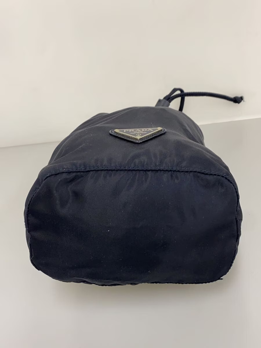 PRADA Pouch Polyester Black Plain - image 4