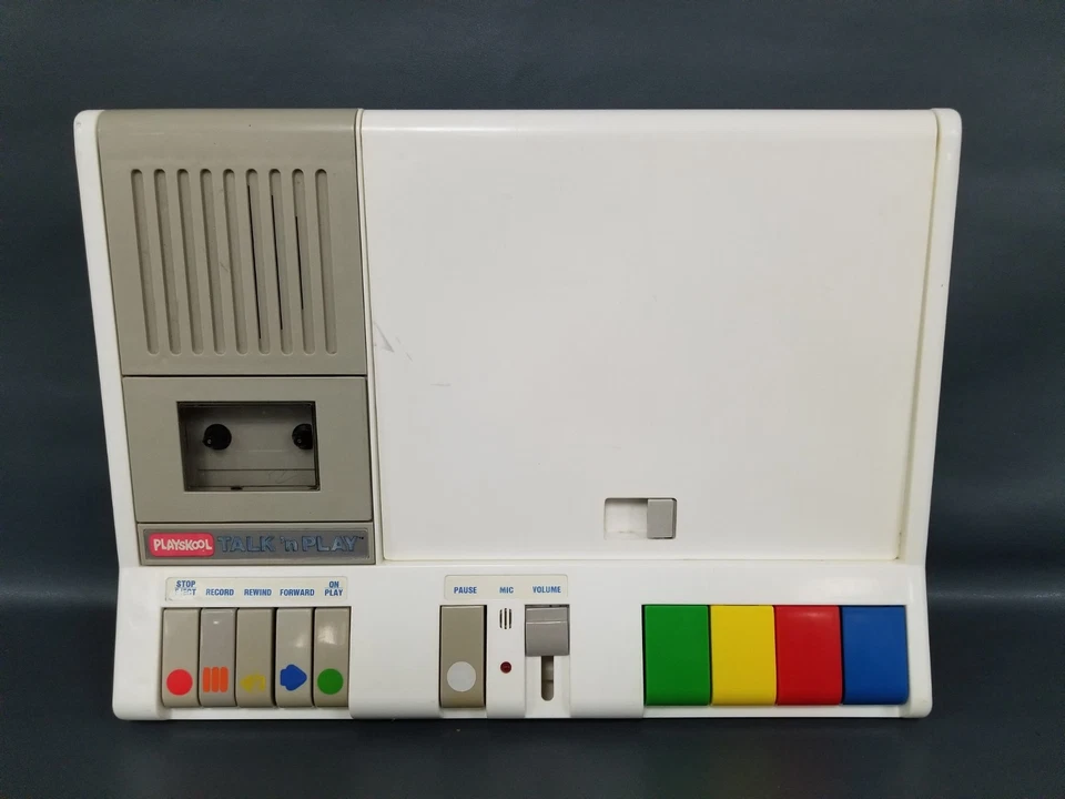 Винтажный игровой набор Playskool Talk 'N 1984 CBS Toys Sesame ST ленты/книги запчасти/ремонт - Изображение 2 из 4