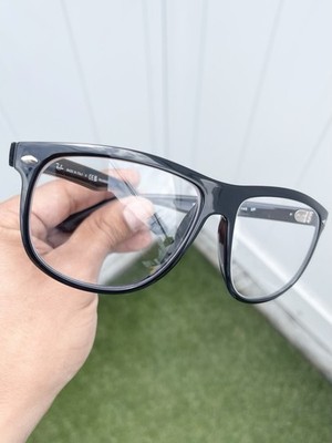 New Ray Ban Boyfriend RB4147 4147 Black Clear Lens Size 60/15