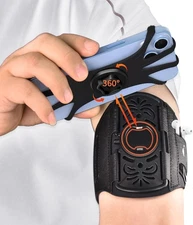 Arm Band for Phone Running Removable,360°Rotation Suitable black 