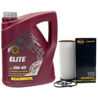 MotoröL Set 5W40 5 Liter + ÖLfilter SH4041L FüR Audi A6 A4 Cabriolet A4 Avant
