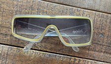 Vintage CHLOE Asymmetrical Clear Frame Sunglasses Made in Italy Stella McCartney