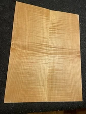 Curly Maple Drop Top #1029B - Book Matched 18.5" x 14" x 0.17"