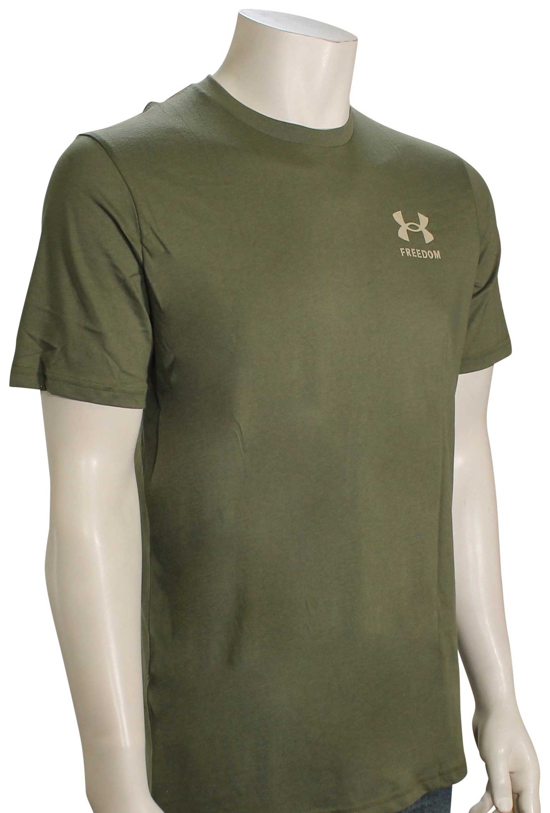 Футболка с флагом свободы Under Armour - Классический морской цвет Зеленый Песок пустыни - Новинка 5690₽