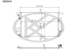 For 2011-2021 Mitsubishi Outlander Sport A/C Condenser Koyo 93355WCTR 2012 2013
