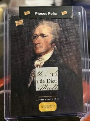 2023 Pieces Of The Past Founders Edition Alexander Hamilton Relic 
