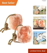 Himalayan Salt Block 6 lbs - Essential Minerals for Horses & Livestock Health
