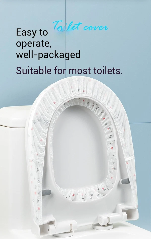 20 шт. одноразовых портативных одноразовых подушек для сиденья унитаза - Изображение 3 из 4