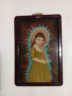 Antique Western Style Chinese Reverse Glass Paintings (Girl and Woman) — photo 2